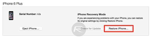 restore iphone apple