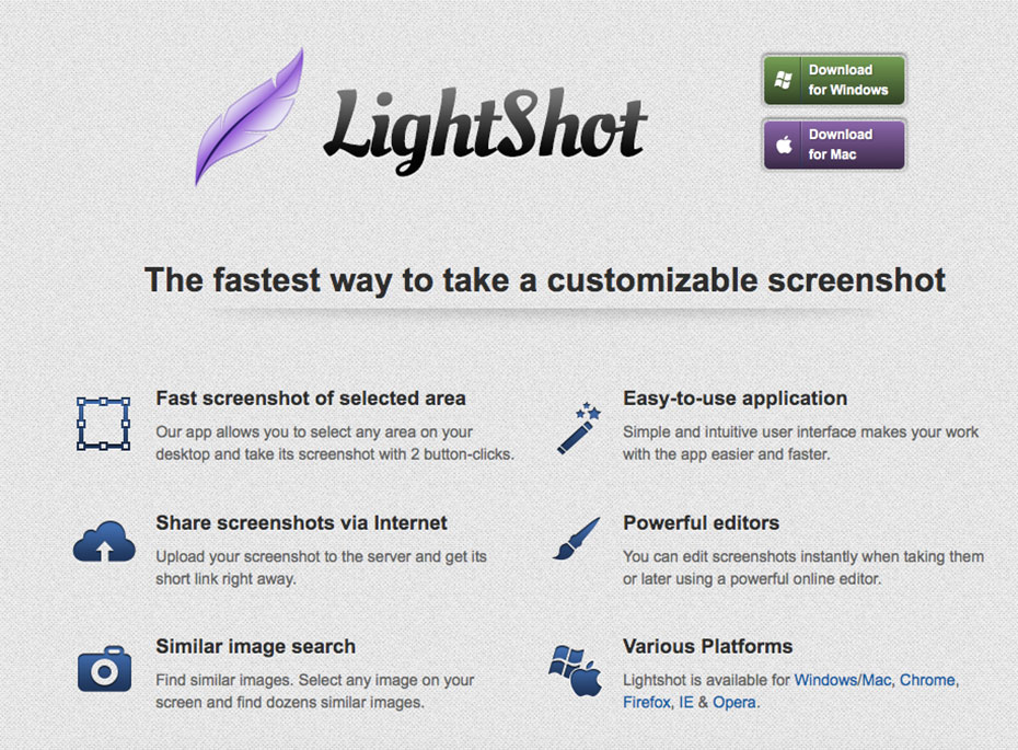 phần mềm window lightshot