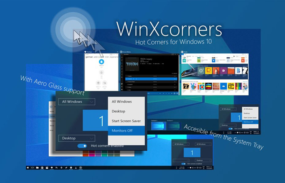 phần mềm window Winxcorners