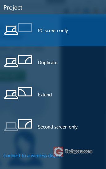 phím tắt windows 10 kết nối màn hình