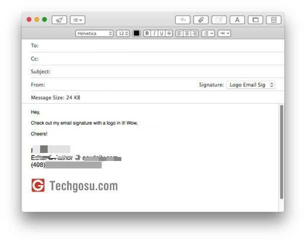 chèn chữ ký mail macos