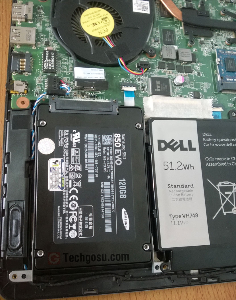 thay ổ cứng ssd laptop