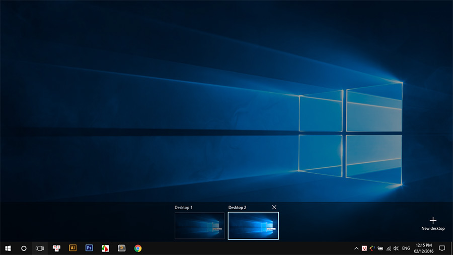 desktop ảo windows 10
