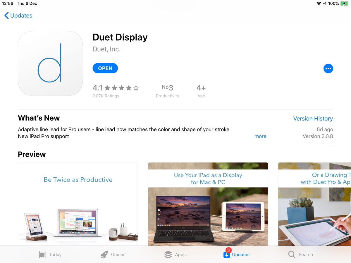 app duet display